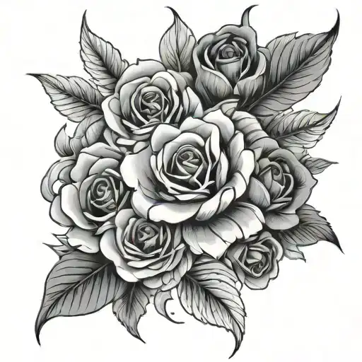 Girly tattoo design idea
