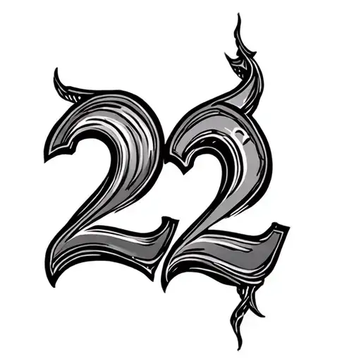 2022 Roman Numerals tattoo design idea