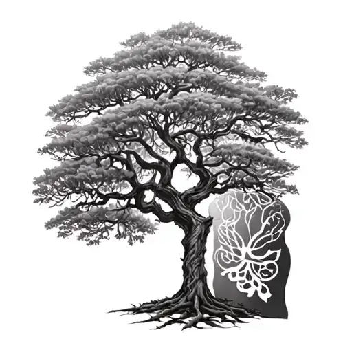 xxxtentacion tree tattoo design idea