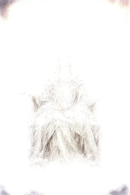 king of kings sitting on throne of cloud and fire surrounded by flying angels in black tattoo design idea