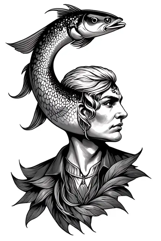 Regina, February 26th, Pisces, America, Redskin, grandpa tattoo design idea