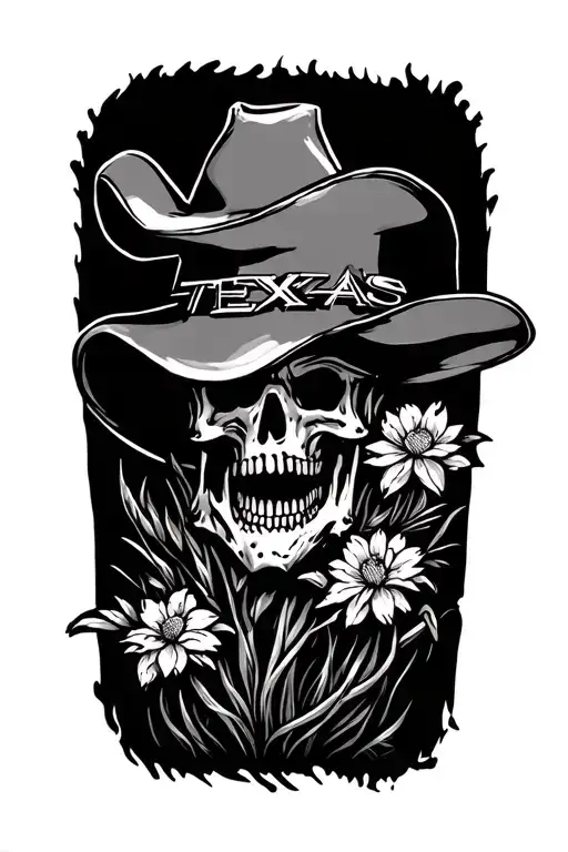 TEXAS THEME  tattoo design idea