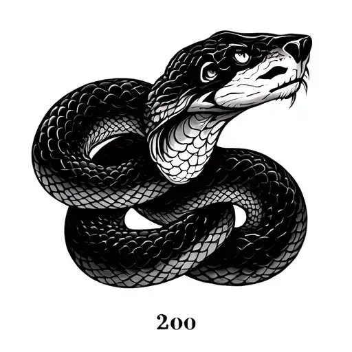 minimalist tattoo for august leo with year of snake tattoo design idea