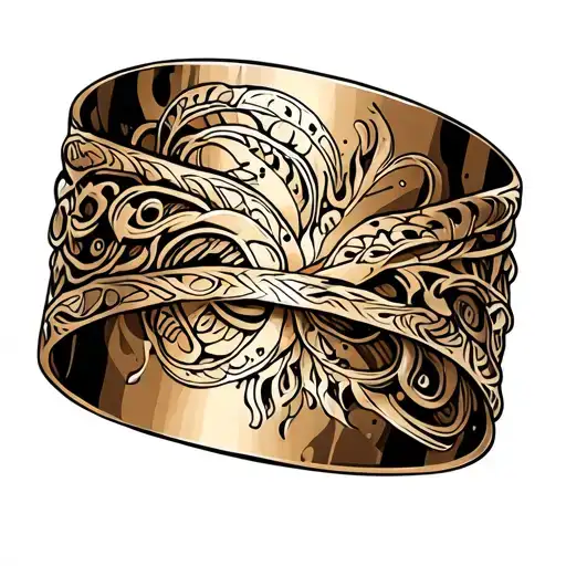 Bracelet tribal tattoo tattoo design idea