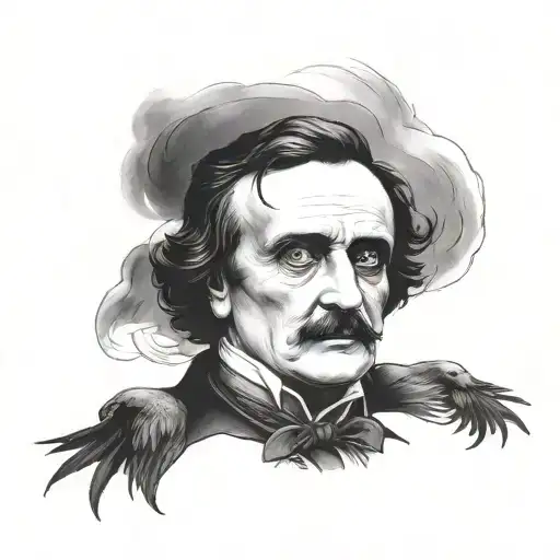Edgar Allan Poe tattoo design idea