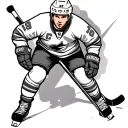 Ice Hockey tattoo design idea