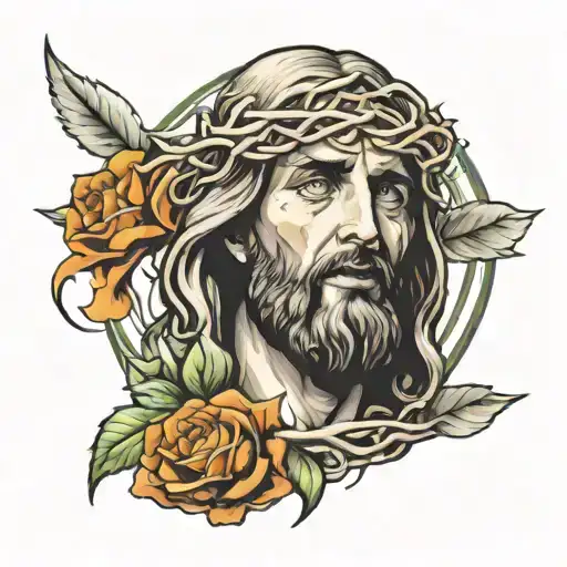 Jesus Christ tattoo design idea