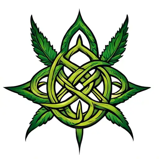 420 Celtic Knot tattoo design idea