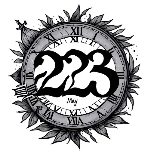 may 23 2024 roman numerals tattoo tattoo design idea