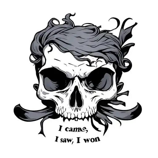I came, I saw, I won tattoo design idea