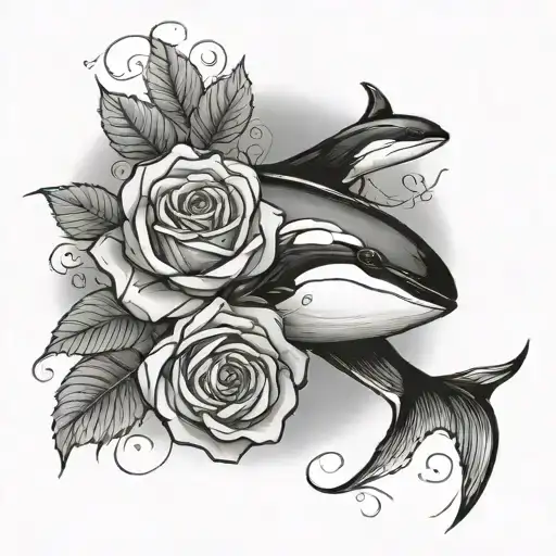 roses, God, Ecuador, Mexico, Orca tattoo design idea