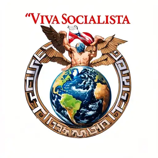 "Viva Socialista" Atlas carrying the world with Corinthian symblos and greek symbols tattoo design idea