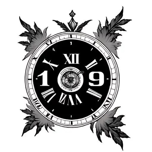 1969 In Roman Numerals tattoo design idea