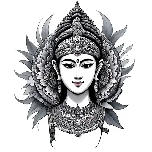 Khmer tattoo design idea