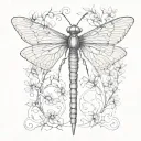 mayfly nmyph tattoo design idea