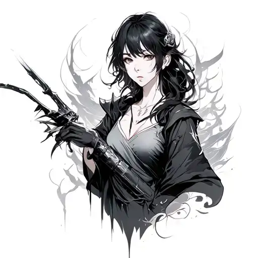 Anime solo leveling anime tattoo design idea