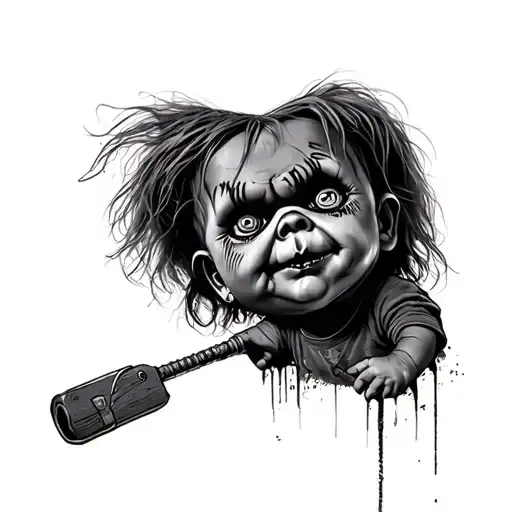 Chucky tattoo design idea