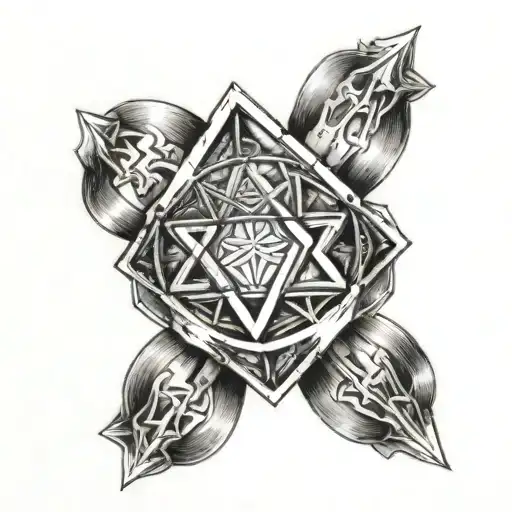 exo we are one logo ring finger tattoo design idea