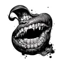 gluttony tattoo design idea