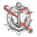 anchor with family date of births 2006 1968 1989 1999 1967  nd the saying " Always & Forever "  tattoo design idea