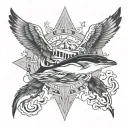 Antarctica tattoo design idea