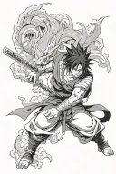 sasuke susanoo tattoo design idea