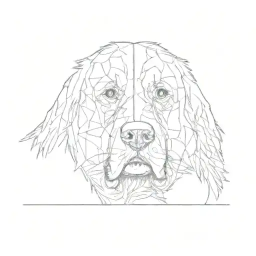bernese mountain dog tattoo design idea