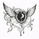 lucifer's last tear tattoo design idea