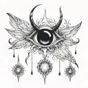 lucifer's last tear tattoo design idea