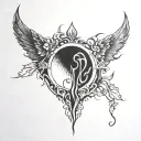 lucifer's last tear tattoo design idea