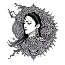 tibetan tattoo design idea