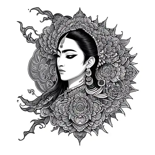 tibetan tattoo design idea