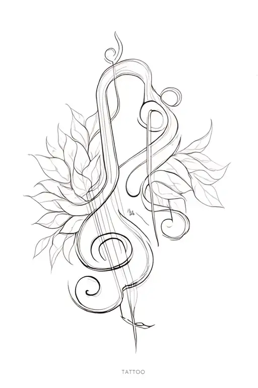 create a tattoo in honor of my mother who died from dementia, loved music/piano, our birth months are Sept and Dec in  tattoo design idea