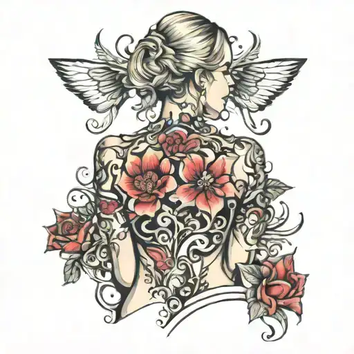 sexy back tattoo tattoo design idea