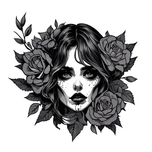 Anal whore tattoo design idea