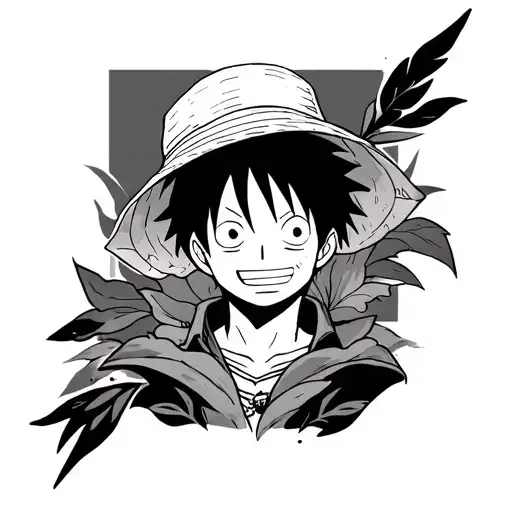 luffy tattoo design idea