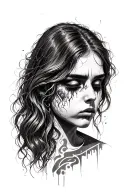 Depression tattoo design idea