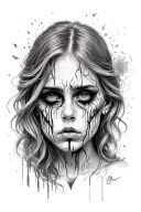 Depression tattoo design idea