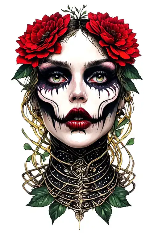 "Antha Hansikka" "Antha Hansikka" COLLARBONE GOTH EMO tattoo design idea