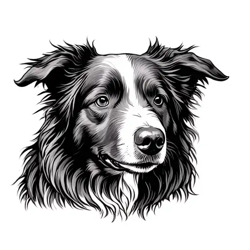 Sheepdog tattoo design idea