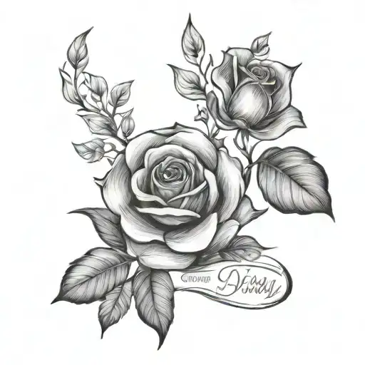 One Day At A Time tattoo design idea