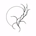 nature evolution gladiator tattoo design idea