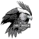 Harley Davidson Eagle tattoo design idea