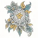 patriotic Ukrainian tattoo design idea