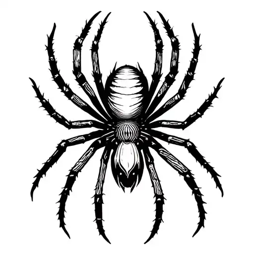 spider tattoo design idea