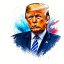 Donald Trump tattoo design idea