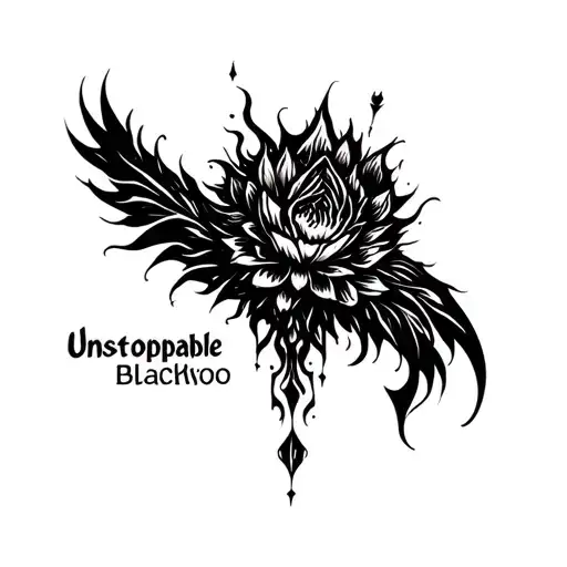 Unstoppable tattoo design idea