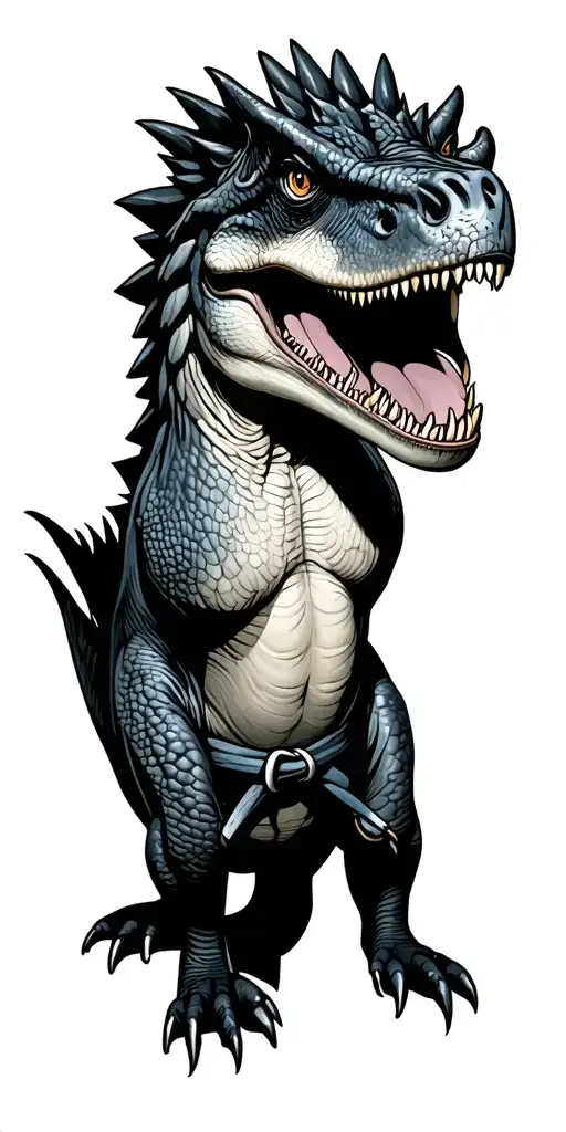 bjj black belt, my boys as dinosaurs, kentucky state bird tattoo design idea