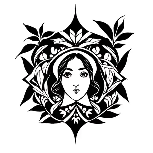 Alice In Wonderland inspired tattoo tattoo design idea