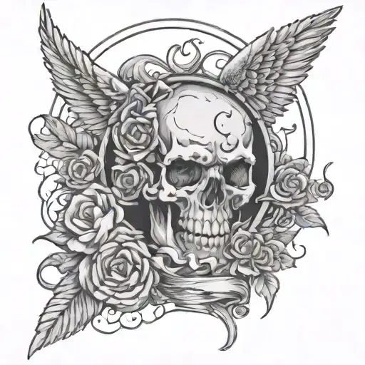 I am the punishment of God. If you had not committed great sins, God would not have sent a punishment like me upon you tattoo design idea